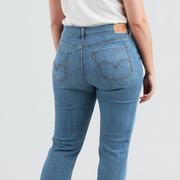Levis 414 Classic Straight Mid-Rise Jeans - Picture 3 of 12